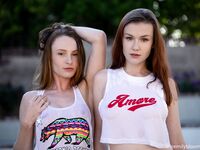 Lesbian - 2018-11-07 Poolside - Emily Bloom & Devin Frances - Emily Poolside Devin Photos 2018-11-07 Frances Bloom & Petite
