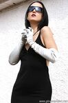 Aхlatex Gloves - Glovemansion Sexy_Silver_Satin - Sexy_Silver_Satin Photos Breathplay