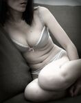 Bentbox Model - Faiwong - W Fai On Lingerie Couch The